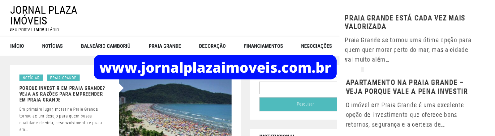 JORNAL PLAZA IMÓVEIS